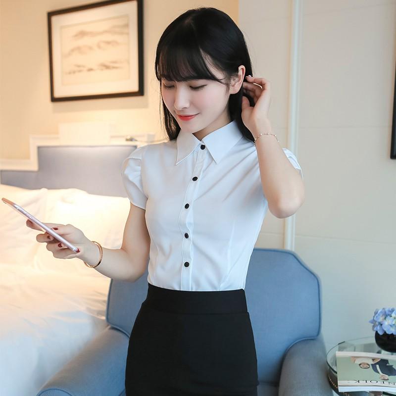 Áo sơ mi nữ công sở tay búp sen SB152