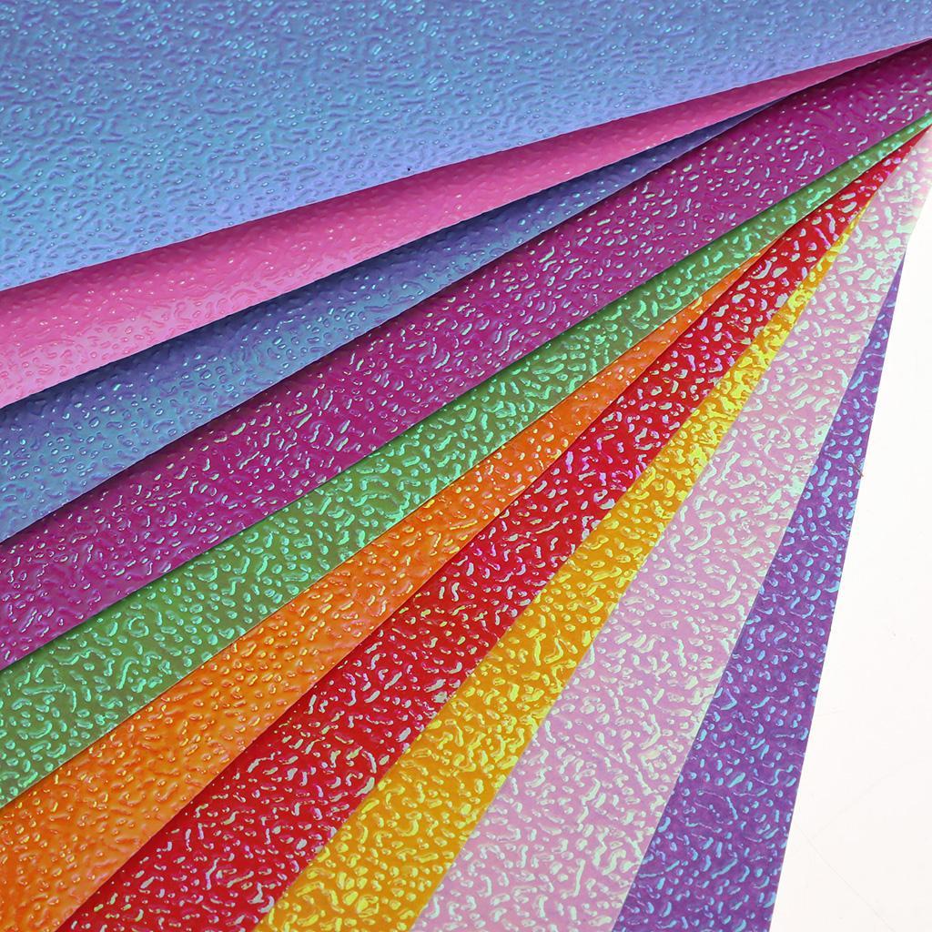 100Pcs Scrapbooking Pearlescent Paper Cardstock DIY Handmade Cards Crafts
