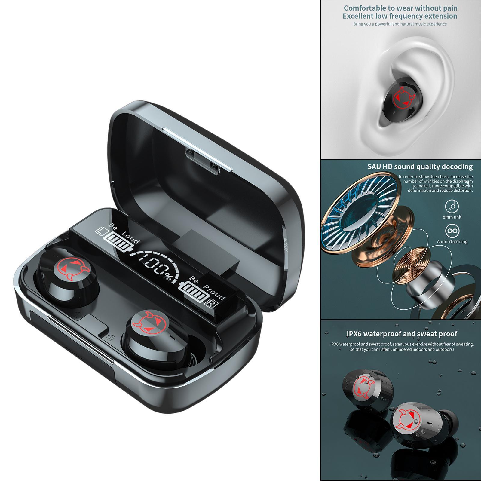 True Wireless Mini Low Latency Touch Control for outdoors black