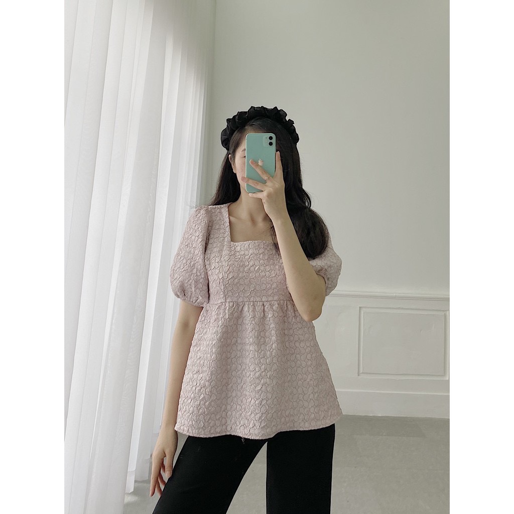 YU CHERRY | Áo nữ Cindy Pattern Top YA350