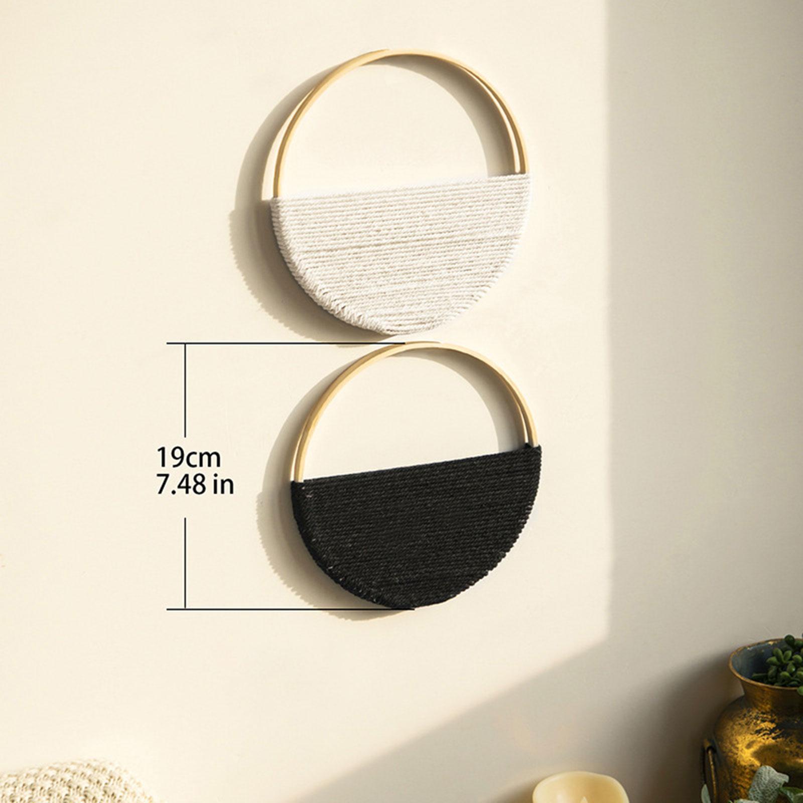 Bohemian Wall Decoration Pendant Double Circle for Apartment Home Decor