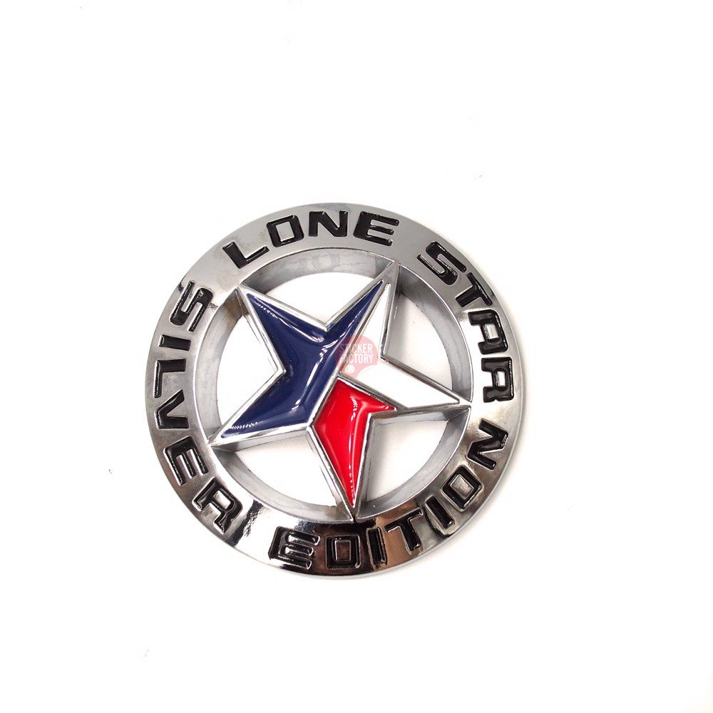 Lone Star Silver Edition - Sticker hình dán metal kim loại 3D