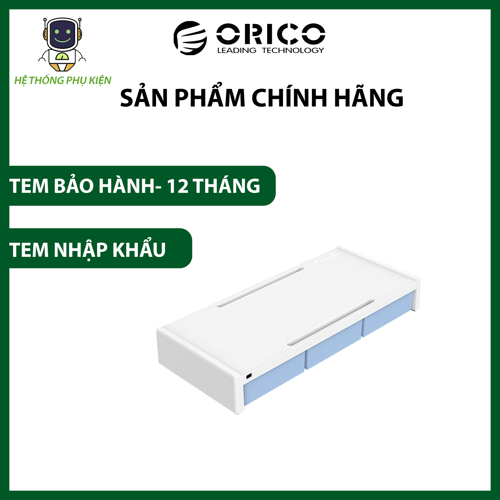 Giá Đỡ Màn Hình ORICO XT-01L-WH-BP Hàng Chính Hãng