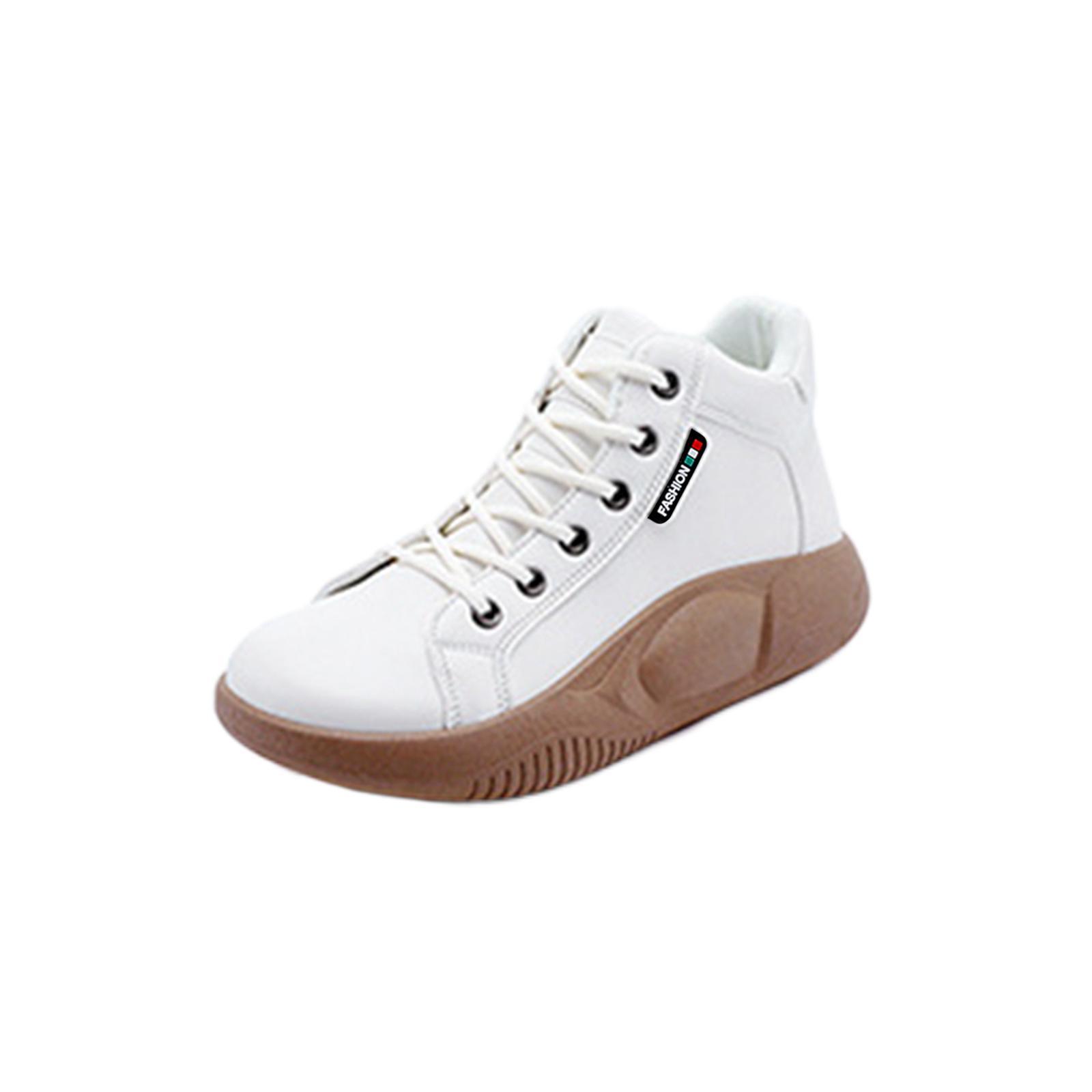 Women Casual Shoes Athletic Sneakers Sports Shoes Anti Slip Comfortable Boots Fashion Lace up Shoes for Hiker Walking Work Hiking Trekking
