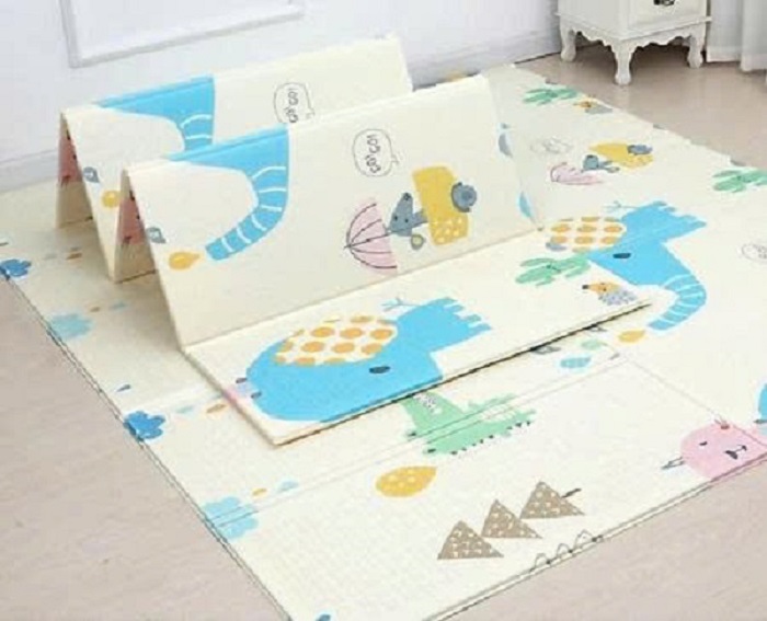 [KoSuyTu] Thảm Xốp Gấp Gọn XPE 2 Mặt Loại Dày Chống Thấm Dễ Lau Chùi - 1.8m*2.3m - An Toàn Không Mùi - Thiết Kế Hình Thú Dễ Thương