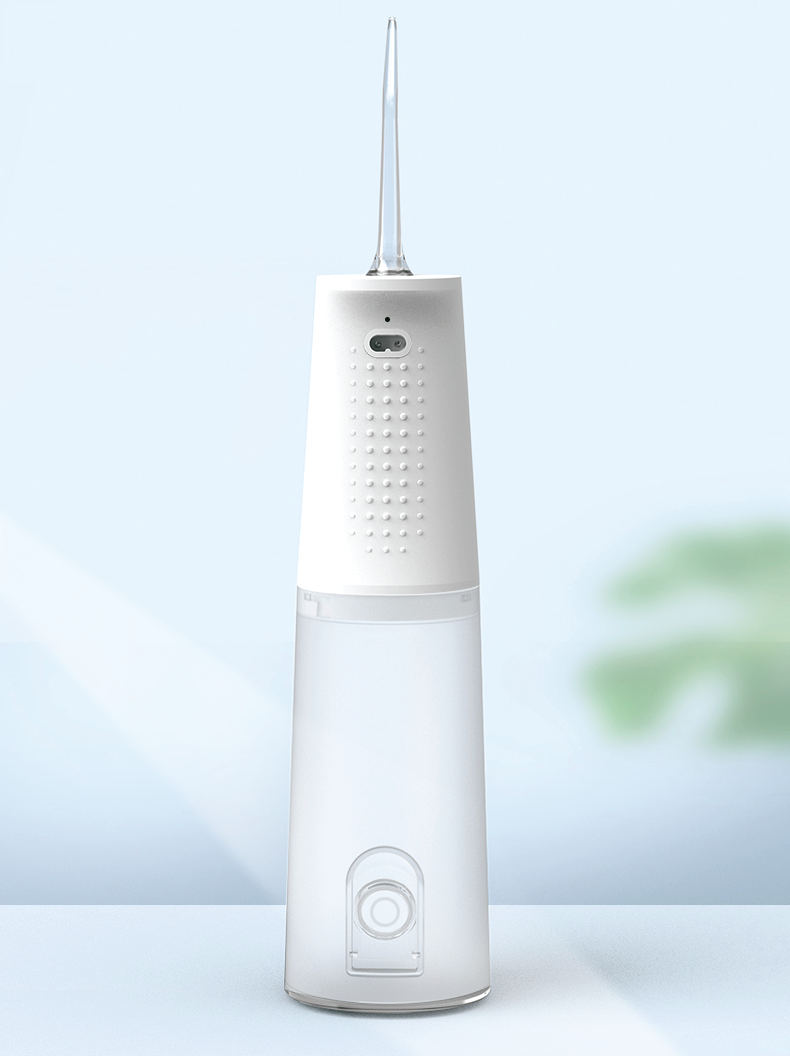 Máy tăm nước cá nhân (Máy tăm nước du lịch) MAXVI FL01 Có nút điều chỉnh tốc lực  Bảo hành 1 năm 1 đổi 1 Đèn led sáng công tắc Bình nước 300ml thoải mái dùng