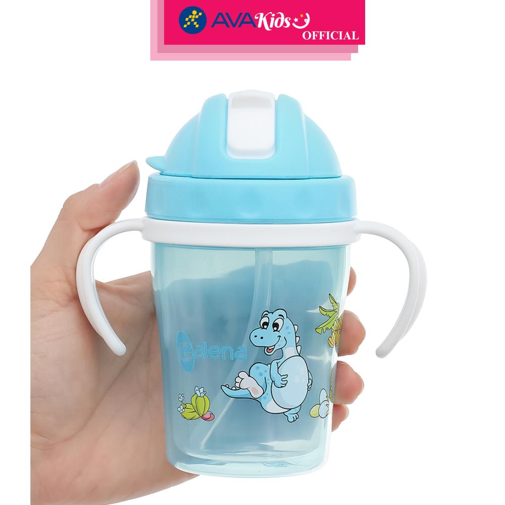 Bình tập uống nhựa PP Galena GA-B06 240 ml - Màu ngẫu nhiên (từ 1 tuổi) - Hàng Chính Hãng