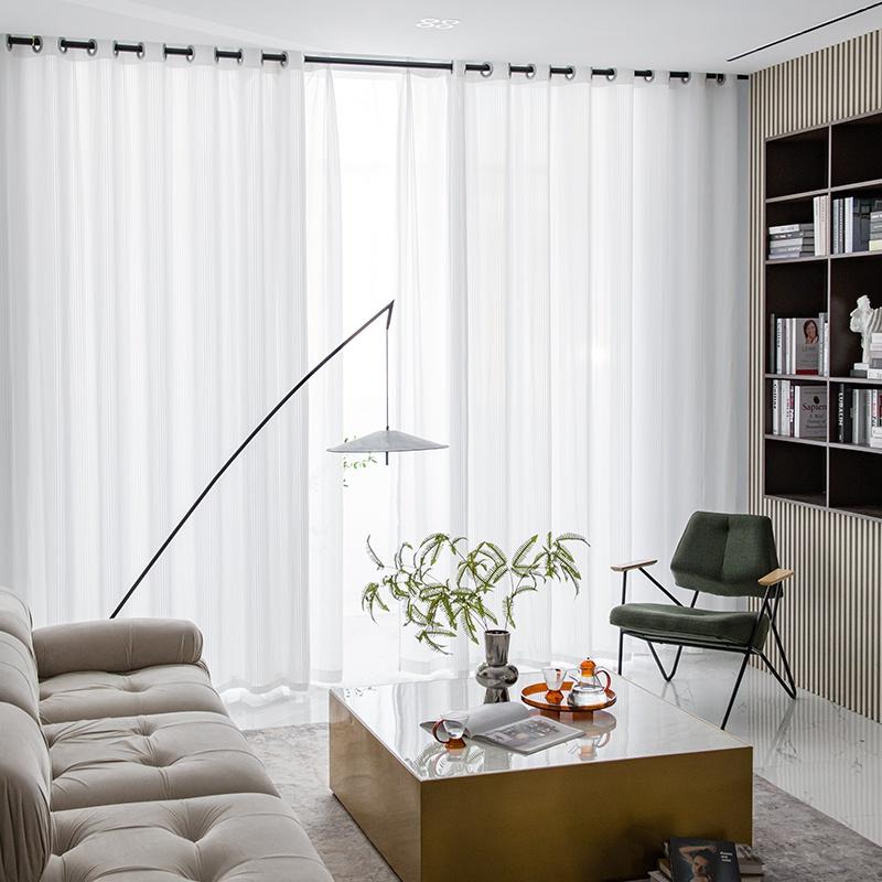 Rèm cửa sổ màu đơn giản phong cách Bắc Âu trang trí nhà ở/ khách sạn