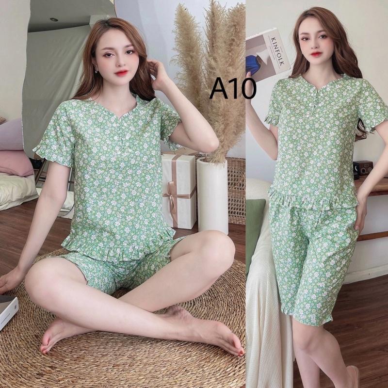 Đồ bộ mặc nhà mẫu lửng. chất kate hàn