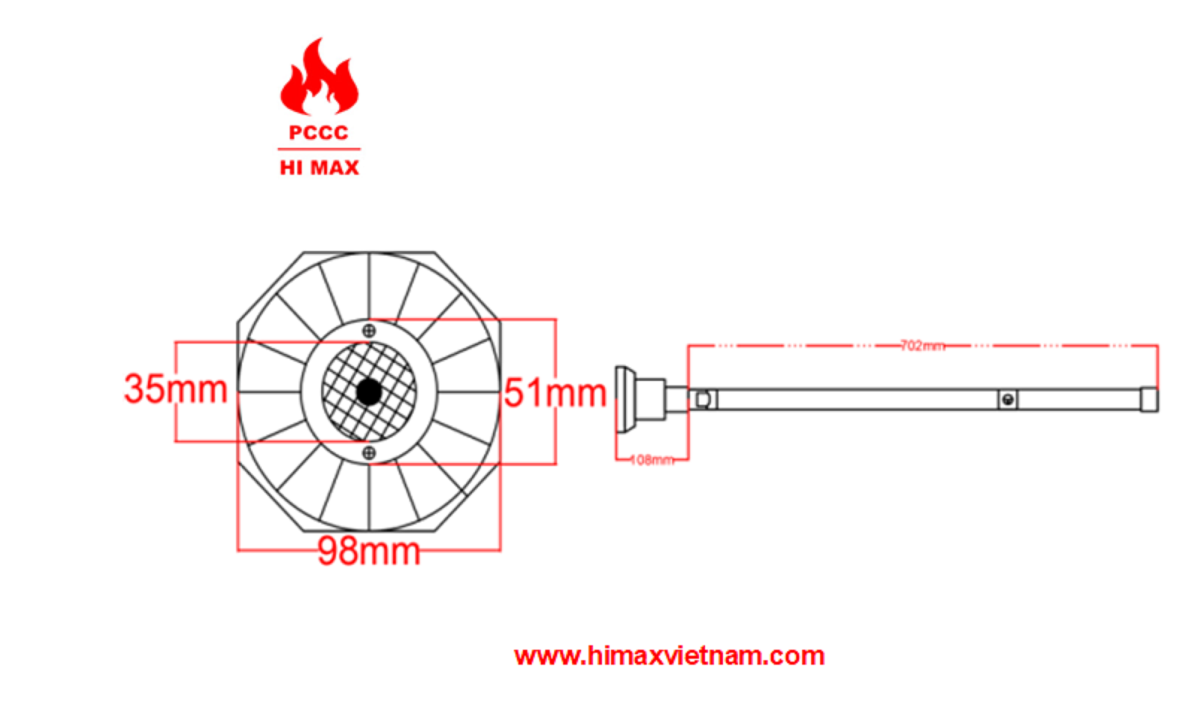 Thiết bị kiểm tra đầu báo khói, nhiệt hi max SL-HS-119CA