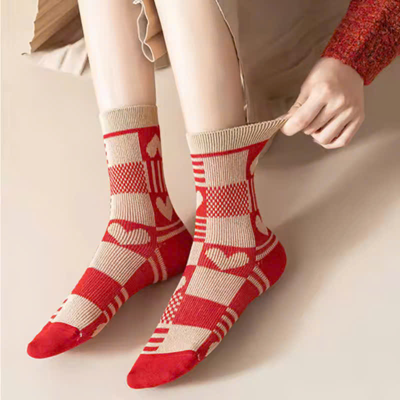 TẤT VỚ ĐỎ NỮ THỜI TRANG SIÊU XINH DÀNH CHO NỮ