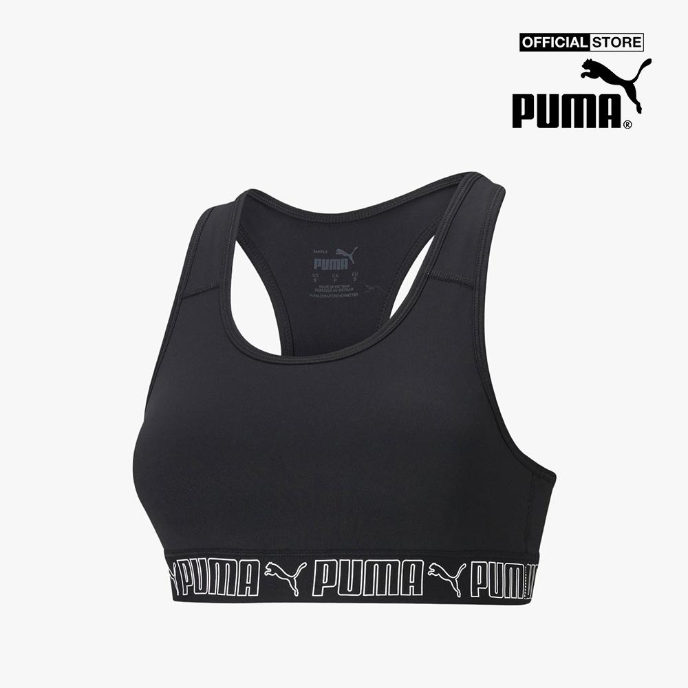 PUMA - Áo bra thể thao nữ Mid Elastic Padded Training 520303-01