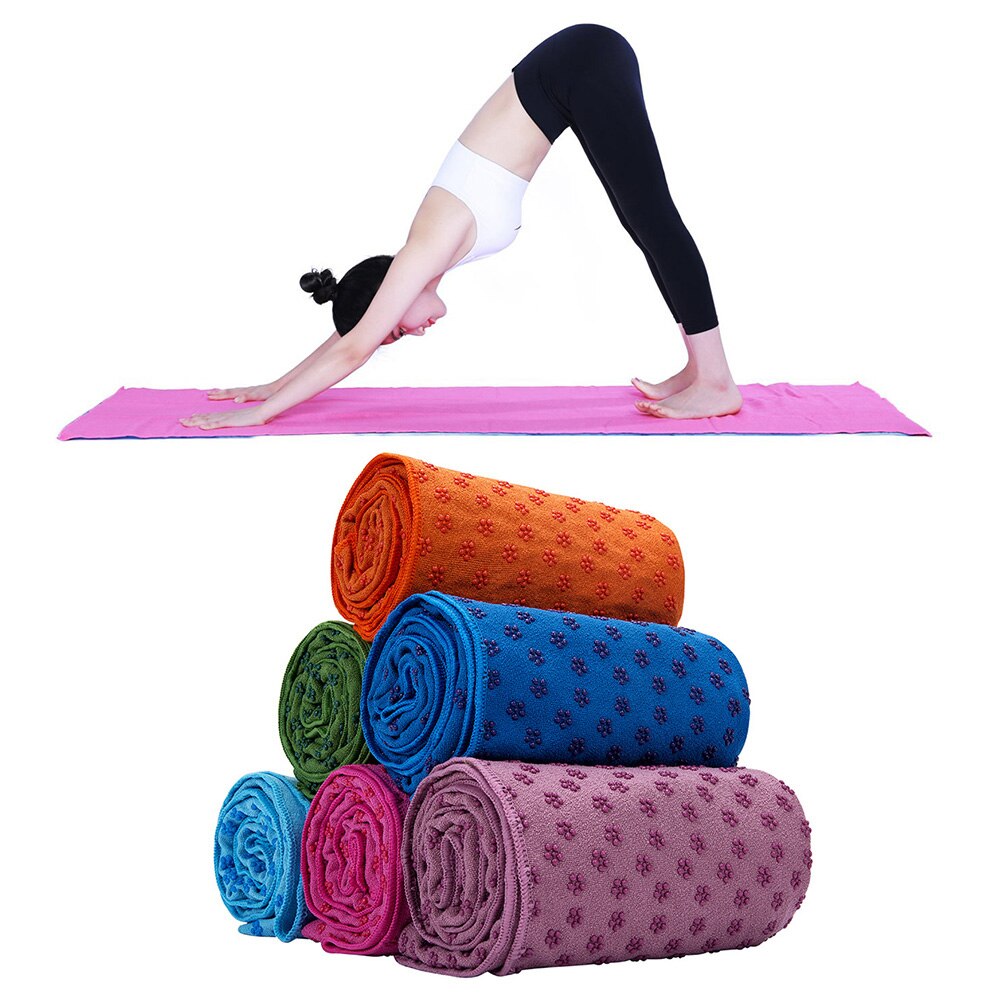 Combo 2 Sản Phẩm Yoga - YOGA QG: 1 Thảm Tập Yoga 2 Lớp TPE 6mm + 1 Khăn Trải Thảm Yoga Thấm Hút Mồ Hôi (Tặng Kèm Túi Đựng)