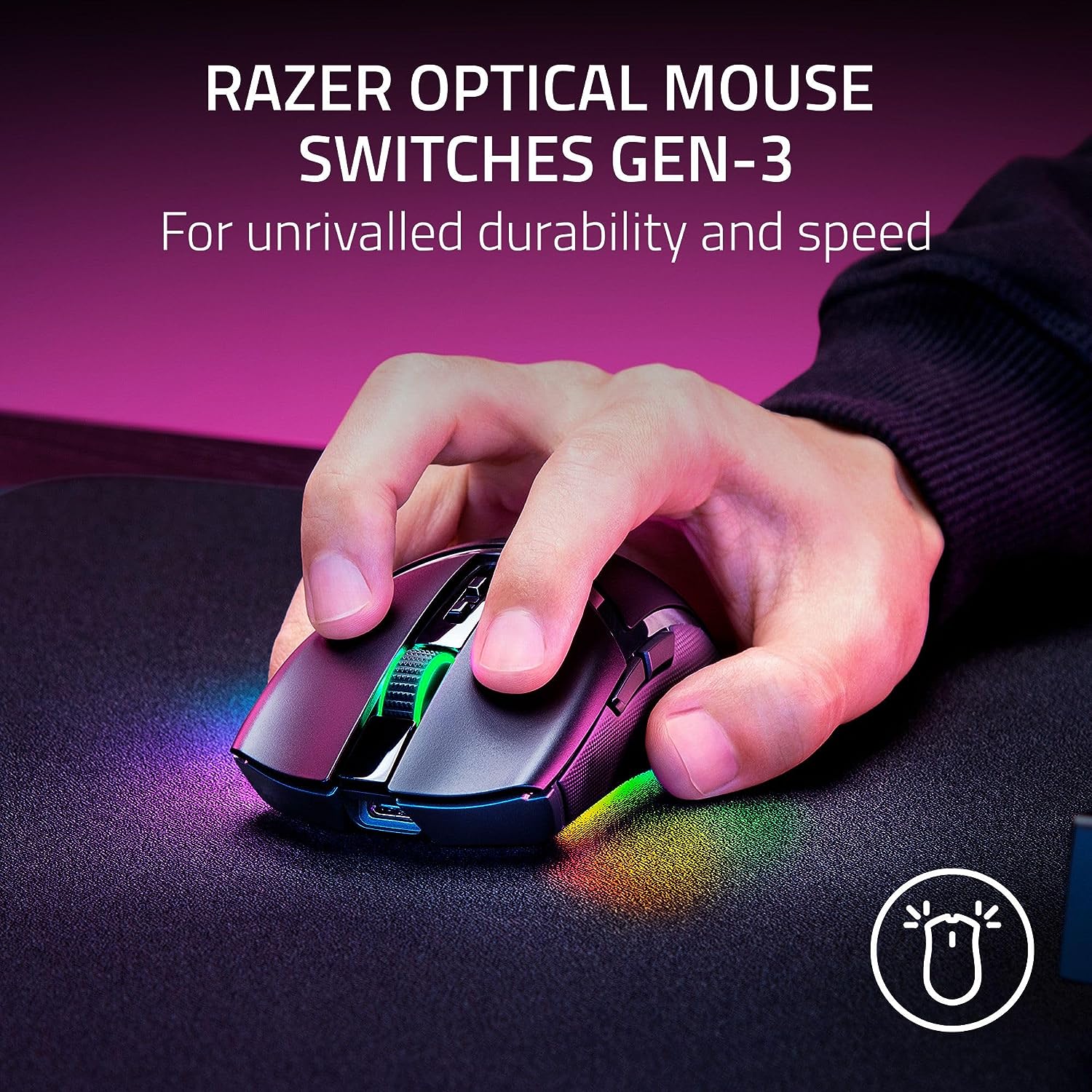 Chuột không dây Razer Cobra Pro-Ambidextrous Wireless Gaming Mouse_Mới, hàng chính hãng