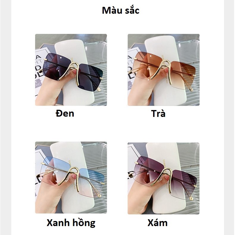 Kính mát nữ cao cấp phong cách Hàn Quốc chống tia UV400 - KM81
