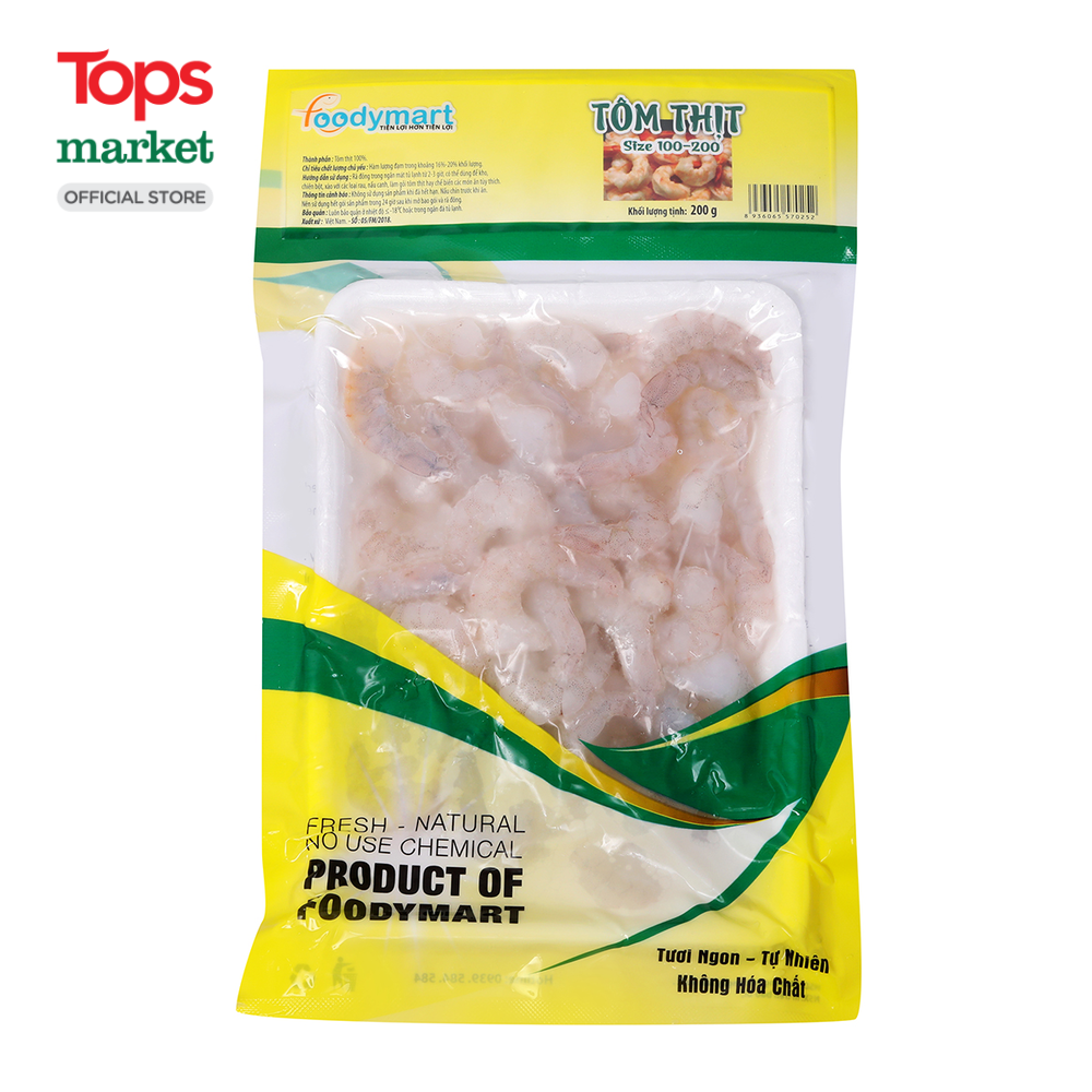 Tôm Thịt 100200 Foodymart 200G