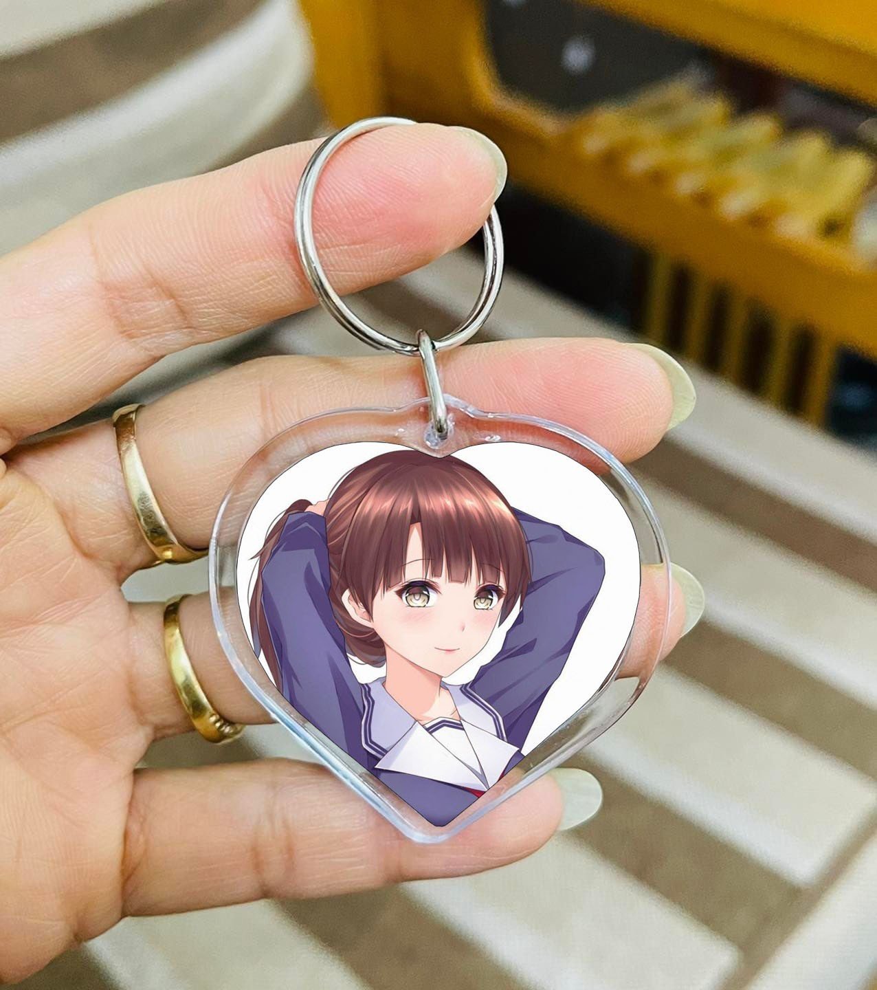 Móc khoá Saenai Heroine no Sodatekata / móc treo khoá anime Saenai Heroine no Sodatekata