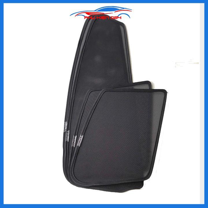 Bộ 4 rèm chắn nắng nam châm Mazda 6 2017-2018-2019 khung cố định chống tia UV