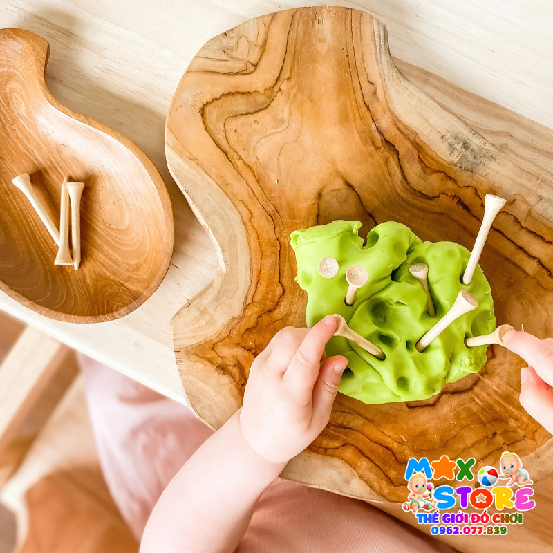 Set Đồ Chơi Búa và 20 Đinh Gỗ Rèn Luyện Khéo Léo, Tính Tập Trung