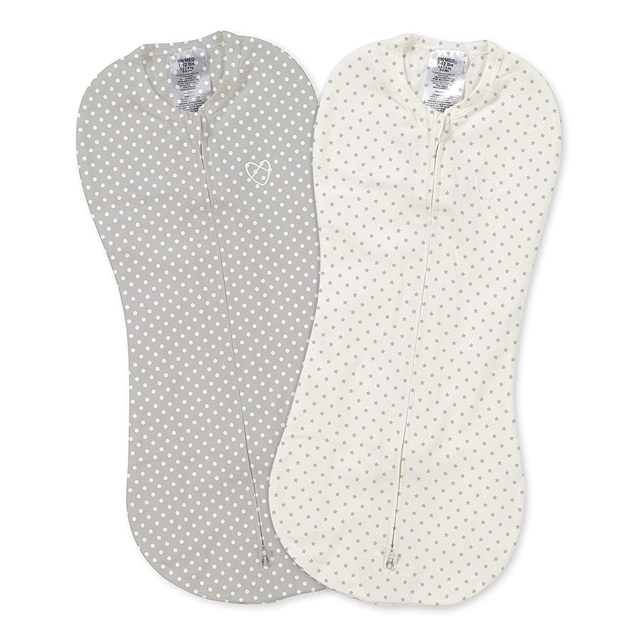 Bộ 2 Túi Quấn Pod - Newborn Summer Infant (Pod - Grey/White Dot - 2Pk)