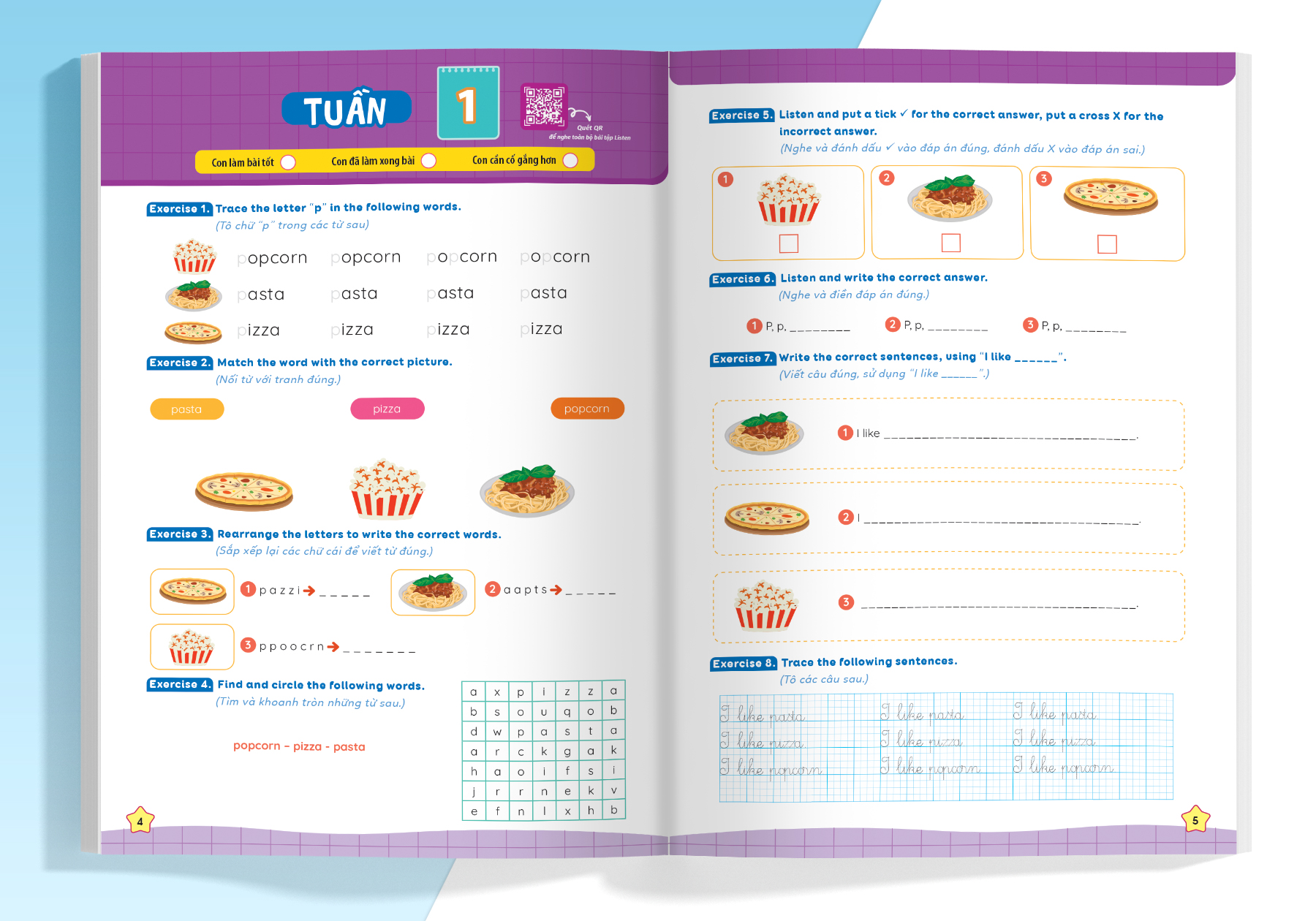 Combo Phiếu Bài Tập Cuối Tuần Toán, Tiếng Việt, Tiếng Anh Lớp 2