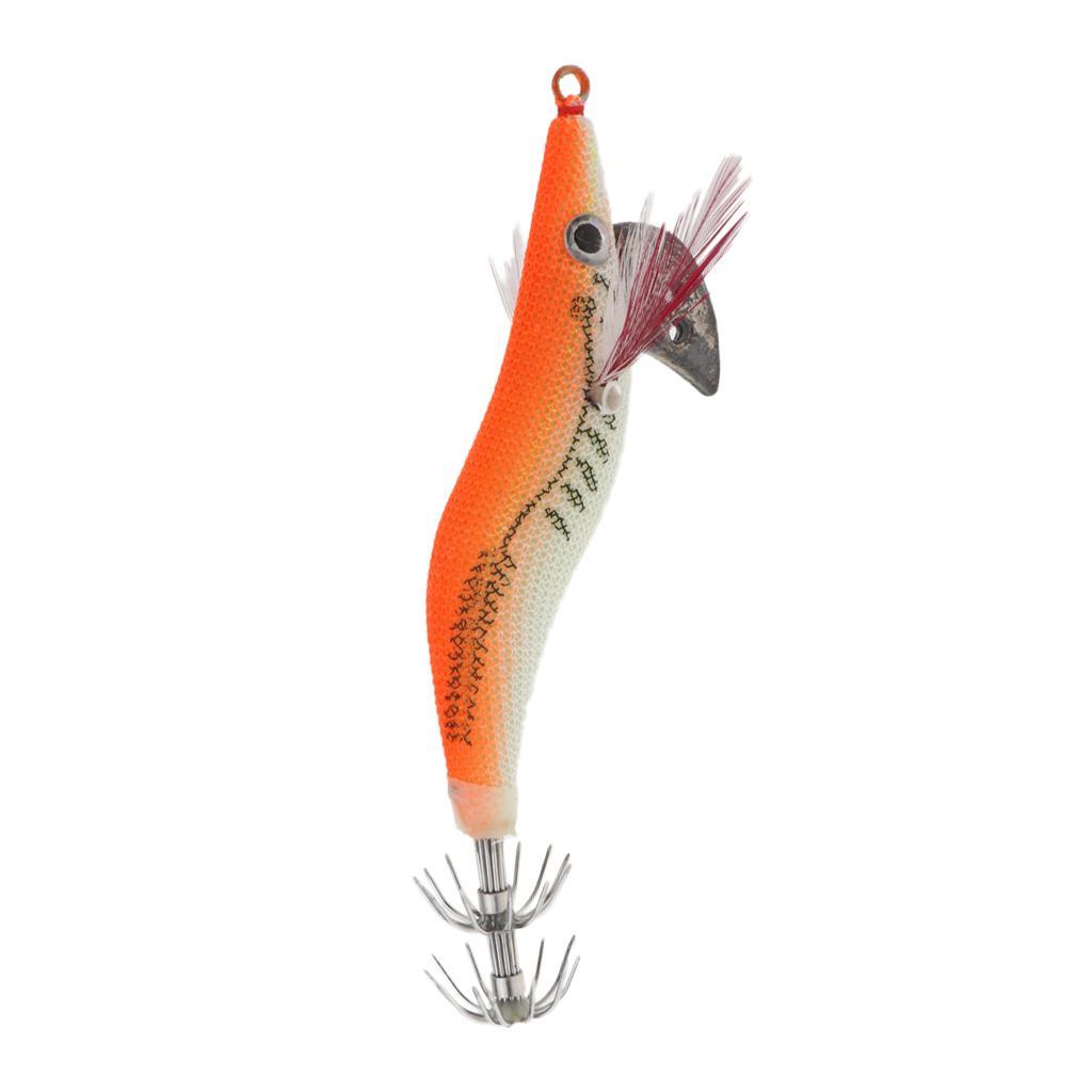 Squid Jigs Fishing Lures Hard Jig Baits Shrimp Lure