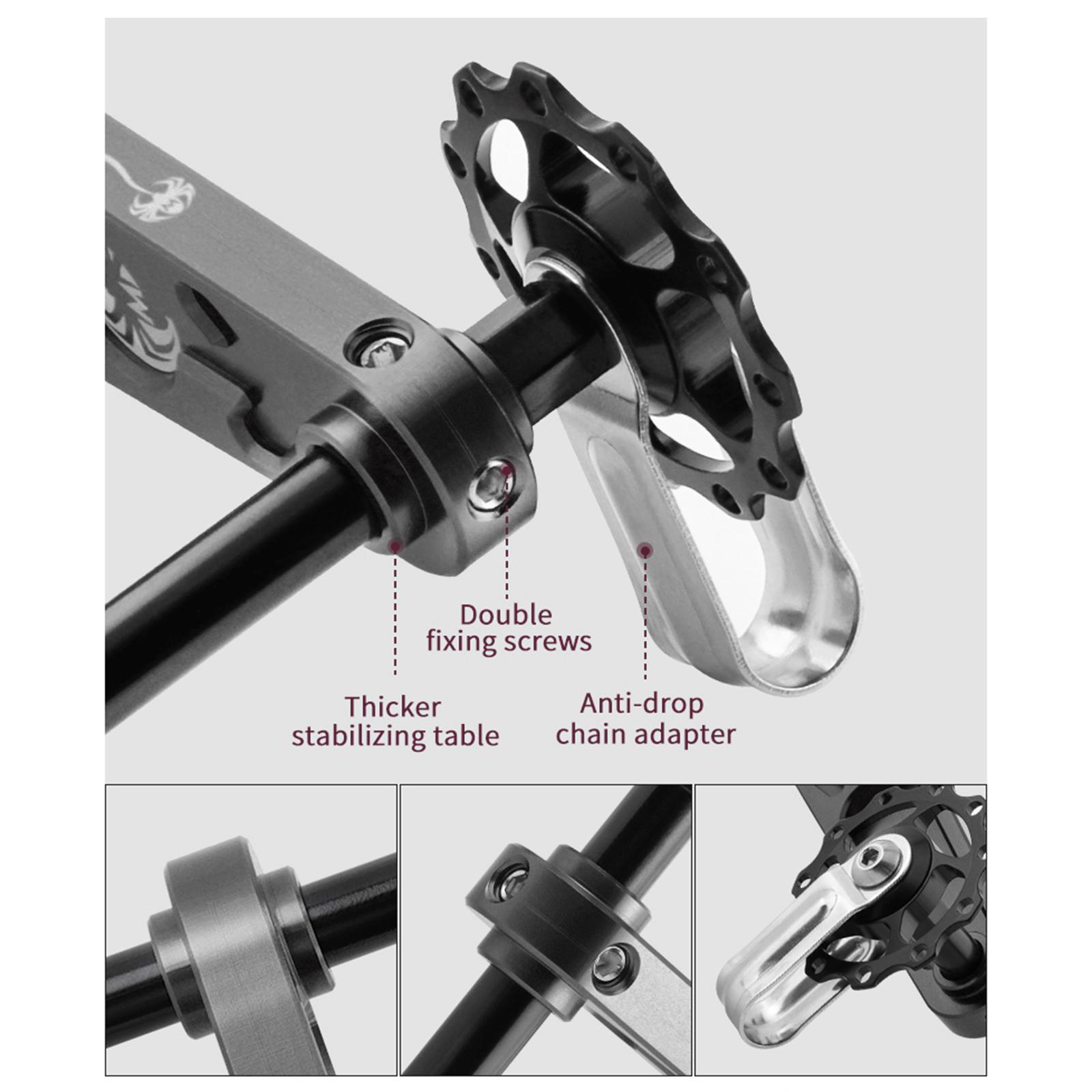 Mountain Bike Single Speed Conversion Chain Tensioner Portable Wrench Regulator Single Speed Cassette Repair Cycling Accessories