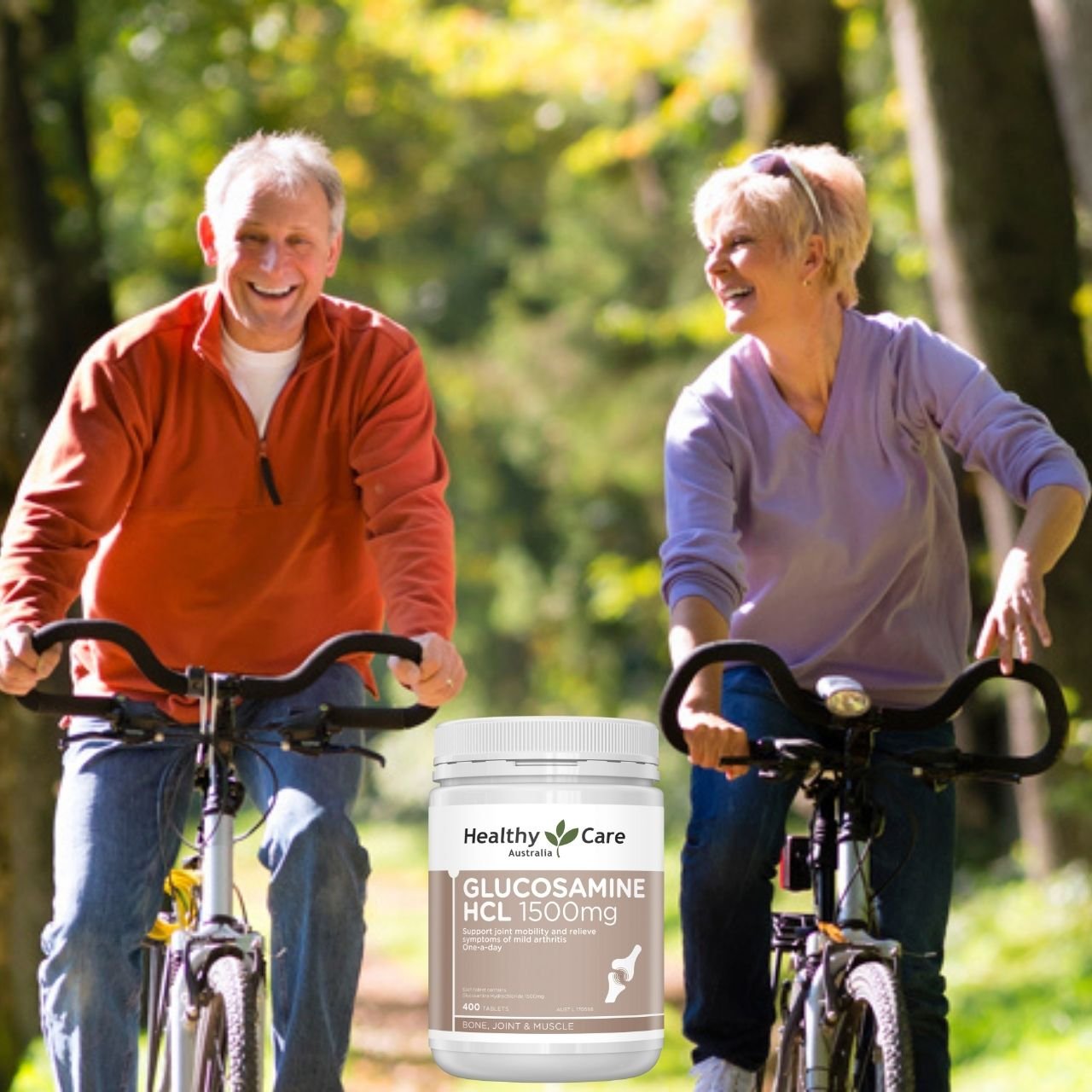 Glucosamine Úc Healthy Care Glucosamine HCL 1500mg 400 Viên, Hỗ Trợ Phục Hồi, Tái Tạo Sụn, Khớp, Làm Chậm Quá Trình Thoái Hóa Sụn, Duy Trì Khỏe Mạnh Gân, Dây Chằng Và Sức Khỏe Mô Liên Kết