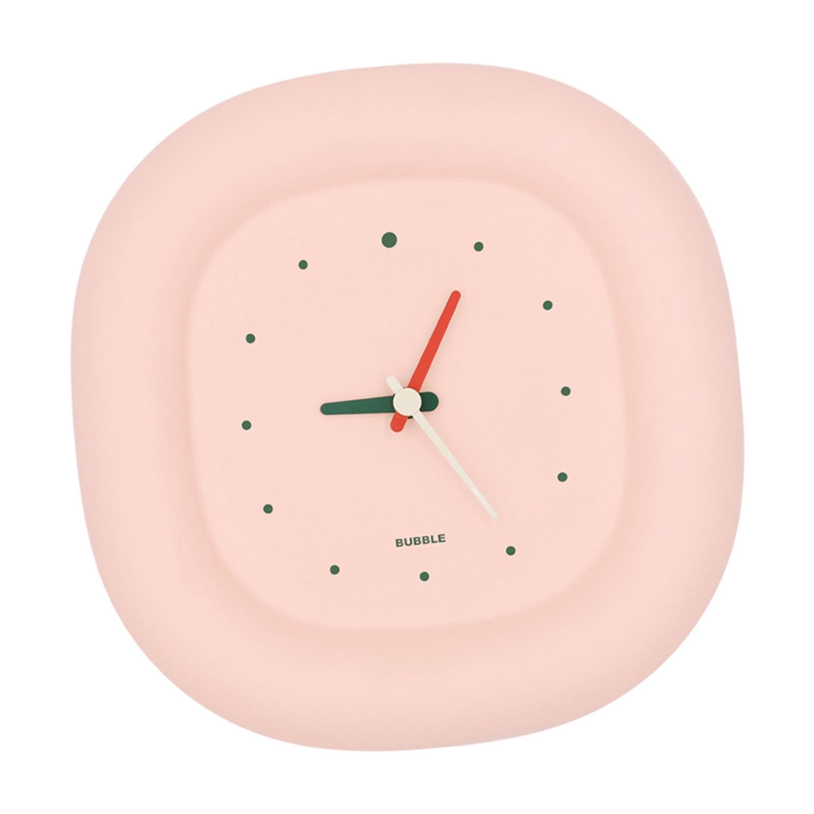 Wall Clock Battery Powered Desktop Clock for Home Study Room Bedroom Kitchen Ornament
