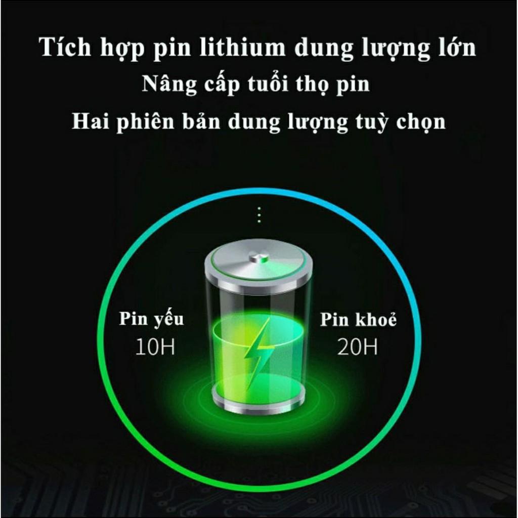 Đèn pin siêu sáng - Đèn pin led đội đầu T101 3 chế độ sáng kim 2 bóng led , loại pin sạc mẫu mới