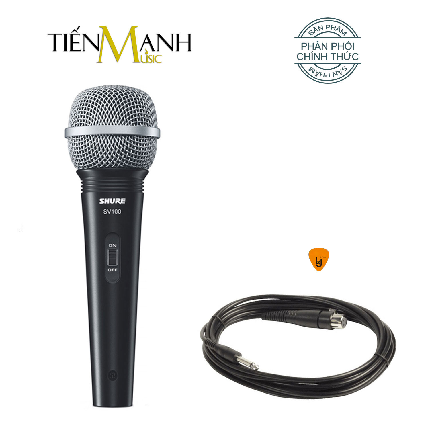 Mic Shure SV100 Có Dây Cầm Tay Hàng Chính Hãng USA Vocal Microphone Karaoke Micro SV100-X