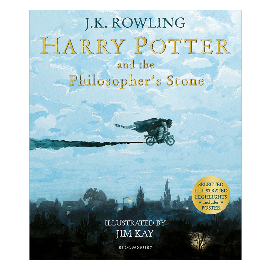 Harry Potter Part 1: Harry Potter And The Philosopher's Stone (Paperback) Illustrated Edition (Harry Potter và Hòn đá phù thủy) (English Book)