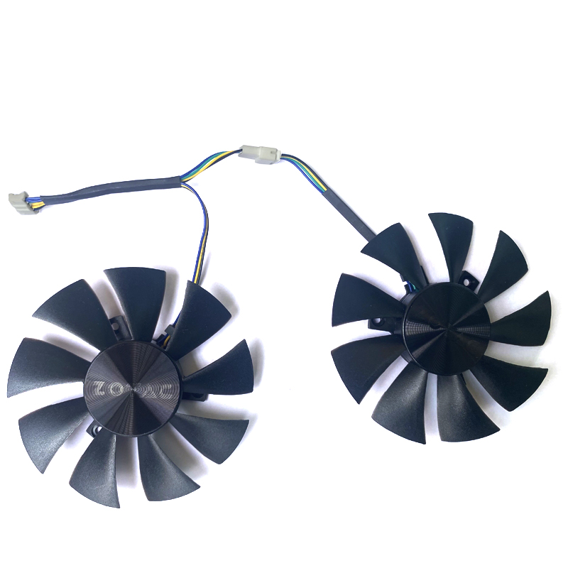 2PCS 85MM GA91S2H DC 12V 0.35A 4PIN Quạt làm mát thay thế cho OTAC GeForce GTX 1060 AMP Edition GTX 1070 Mini Fan Card đồ họa