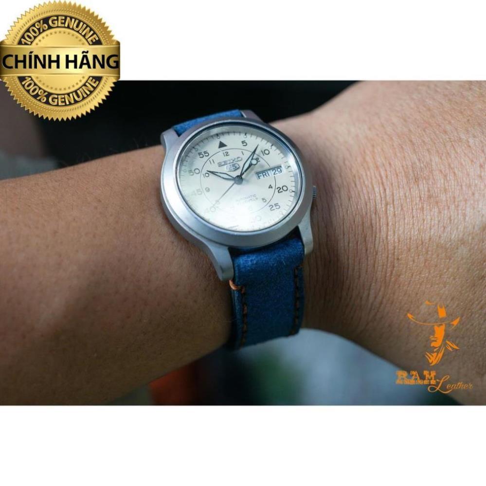 Dây đồng hồ RAM Classic 1963 Blue coban - hàng chính hãng
