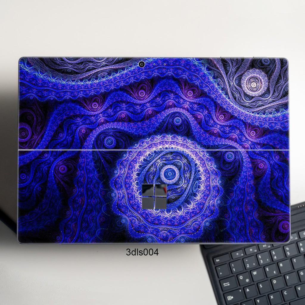 Skin dán hình 3D cho Surface 3 2015; Go, Go 2, Go 3; Pro 2 3 4 5 6 7 8 X