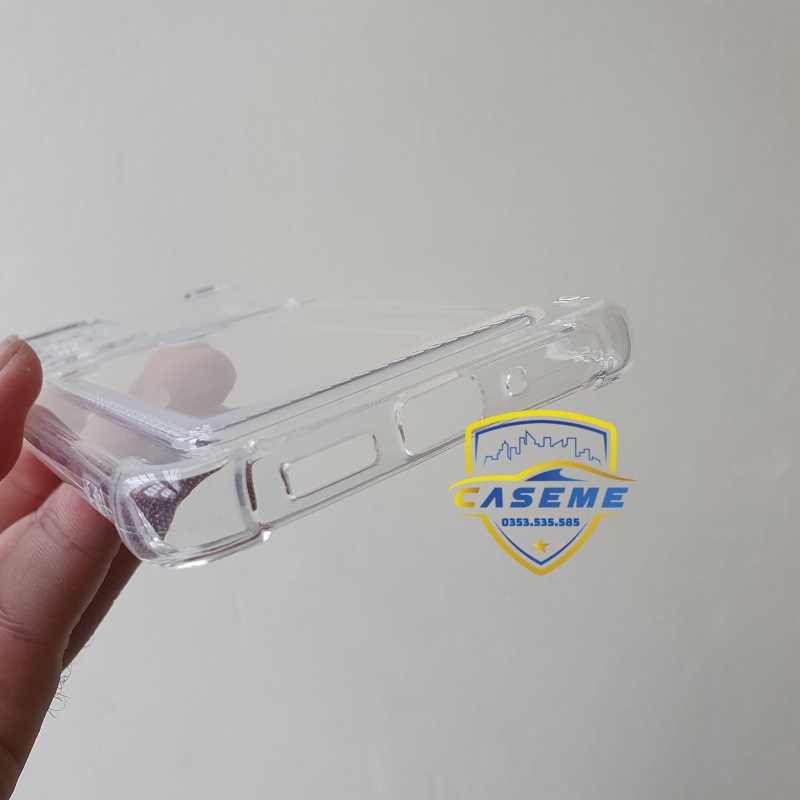 Ốp chống sốc dành cho Samsung Galaxy A73 5G silicon trong suốt cao cấp kèm ngăn ví đựng thẻ