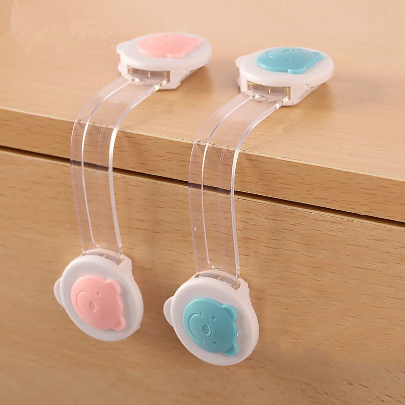 Combo 2 Dây Đai Khóa Gài Tủ Lạnh, Khóa Ngăn Kéo, Khóa Tủ Đồ