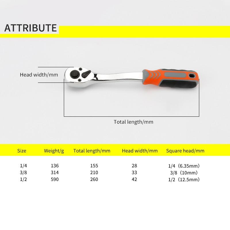 1 cờ lê bánh cóc 90 răng 1/4" 3/8" 1/2"