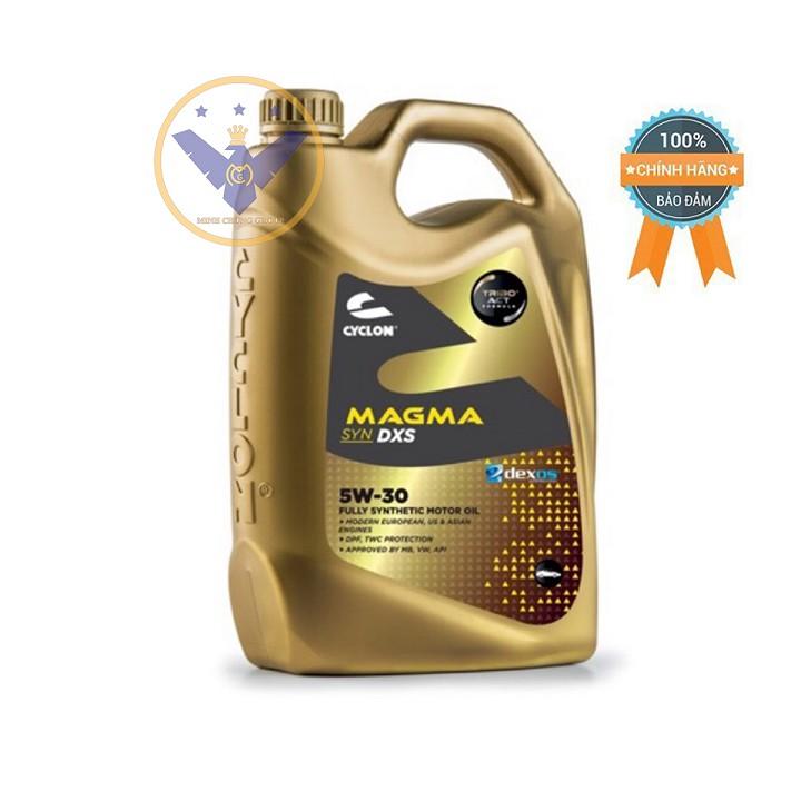 Bộ 6L nhớt dexos2 cho xe Chevrolet Colorado Cyclon Magma Syn DXS 5W-30+1 lọc nhớt