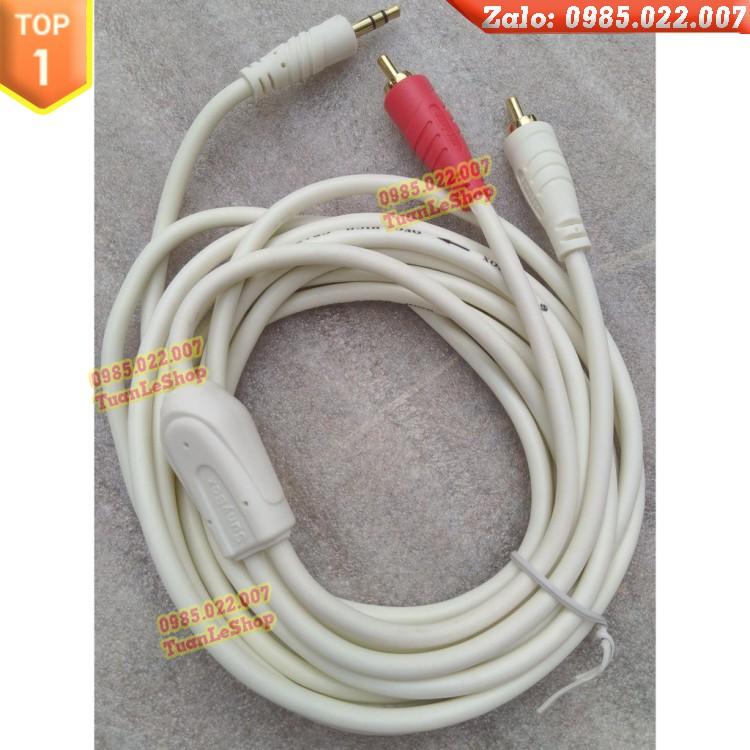 DÂY AV 1 RA 2 DÂY 3.5 RA AV BÔNG SEN - 1,8 MÉT TỐT