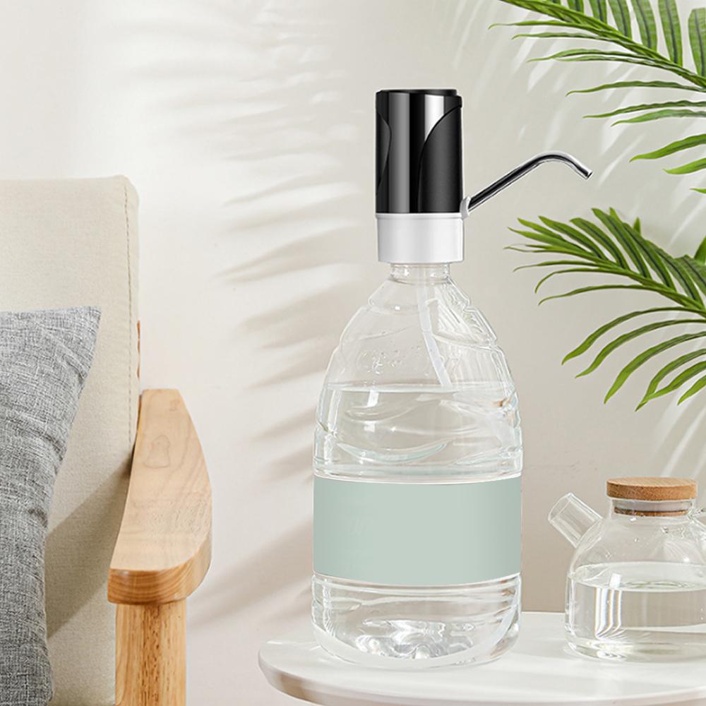 Máy bơm rót nước uống đóng chai thông minh có cổng sạc USB tiện dụng