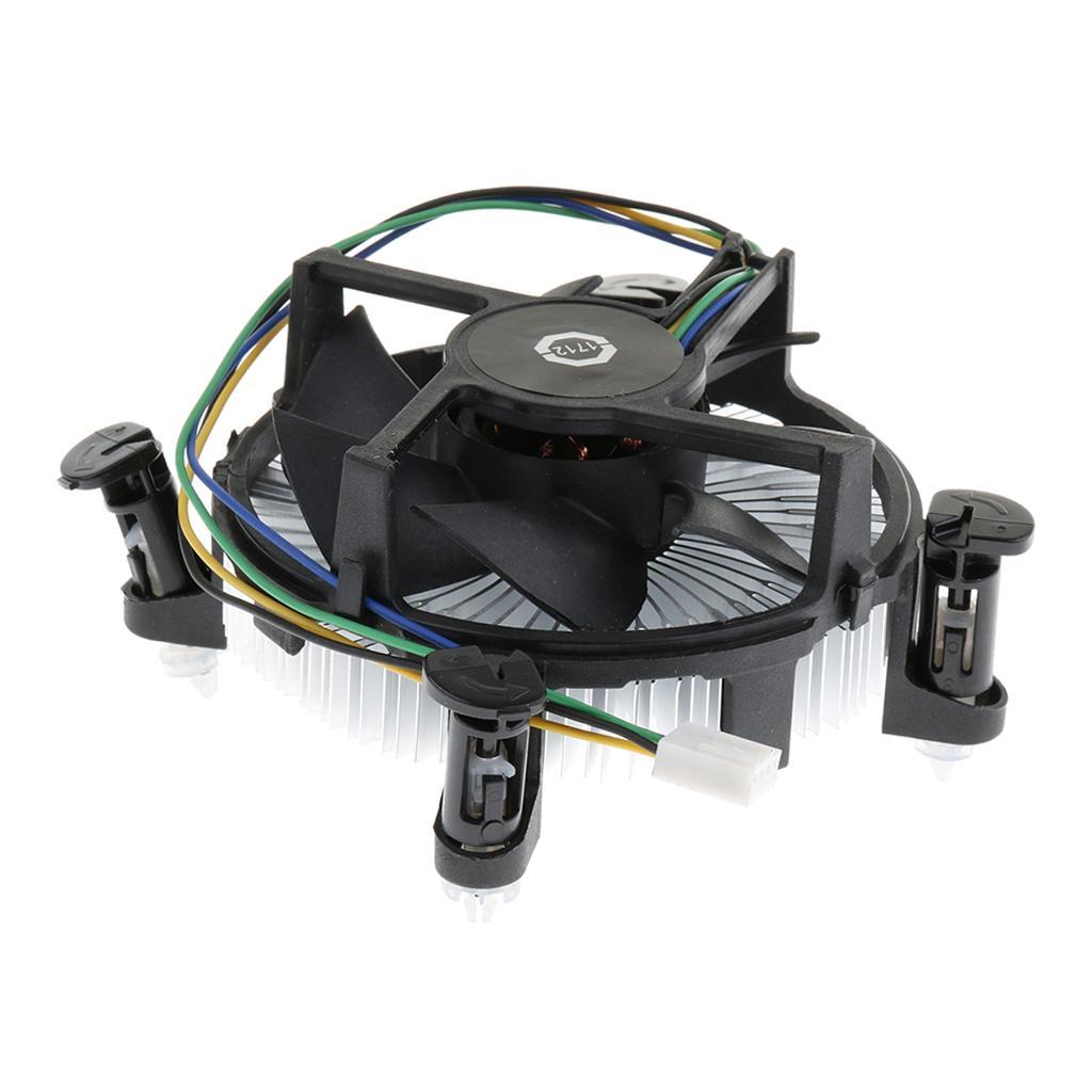 Prettyia Aluminum Cooled Fan 9cm CPU Cooler Heatsink 150K for LGA 775 115X