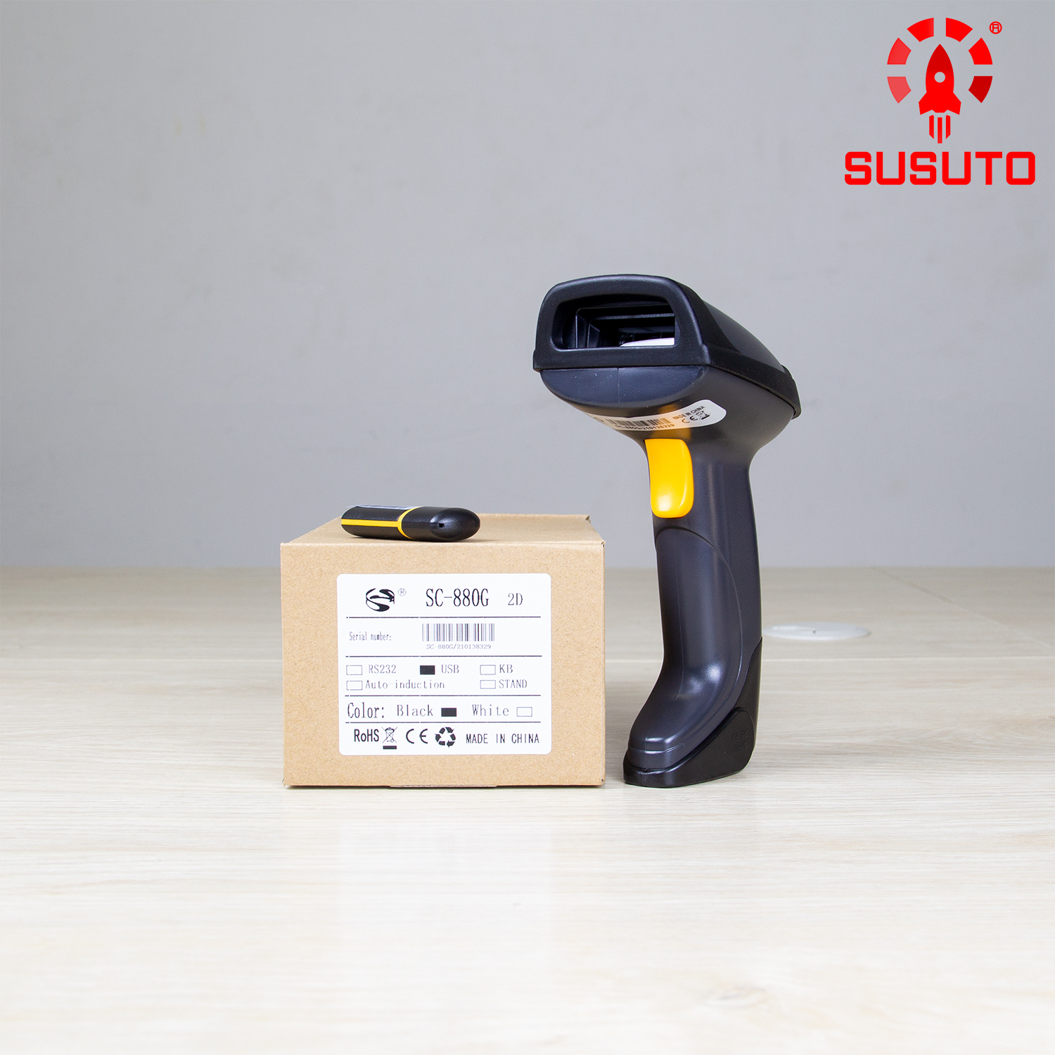 Máy quét mã vạch cầm tay không dây 2D SC-880G