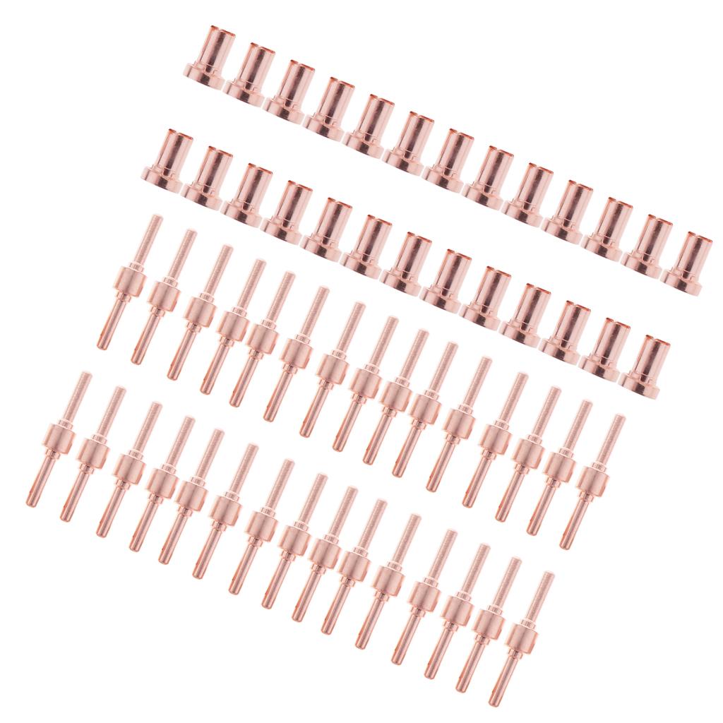 Plasma  Tip Nozzle Extended Cutting Consumables Accessory Fit 60pcs