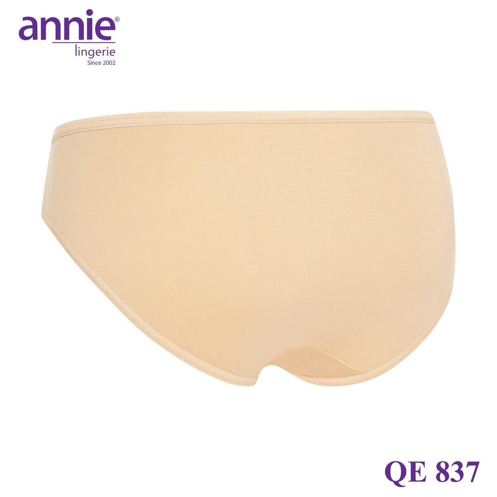 Quần lót nữ trơn vải lụa 4 chiều Signature annie QE837 form basic trẻ trung năng động, thoáng mát thoải mái mặc cả ngày