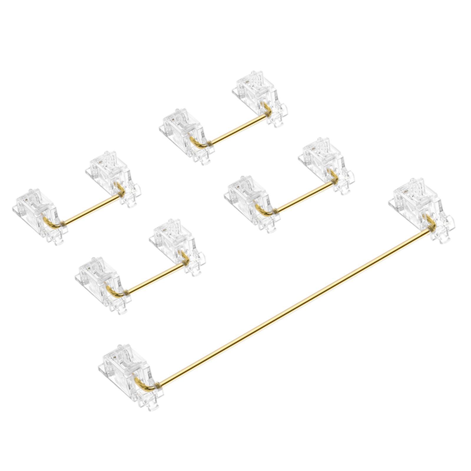 2U 6.25U Axis Steel Wire for Mechanical Keyboard 6.25U and 4x2U