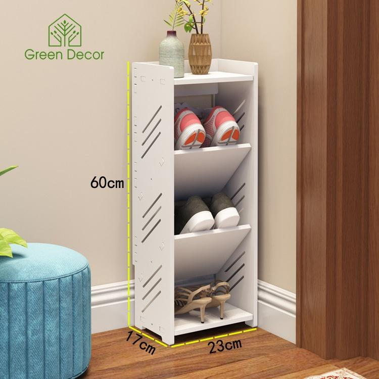 Kệ để giày, Kệ giày gỗ nhựa cao cấp chất liệu gỗ nhựa - Green Decor