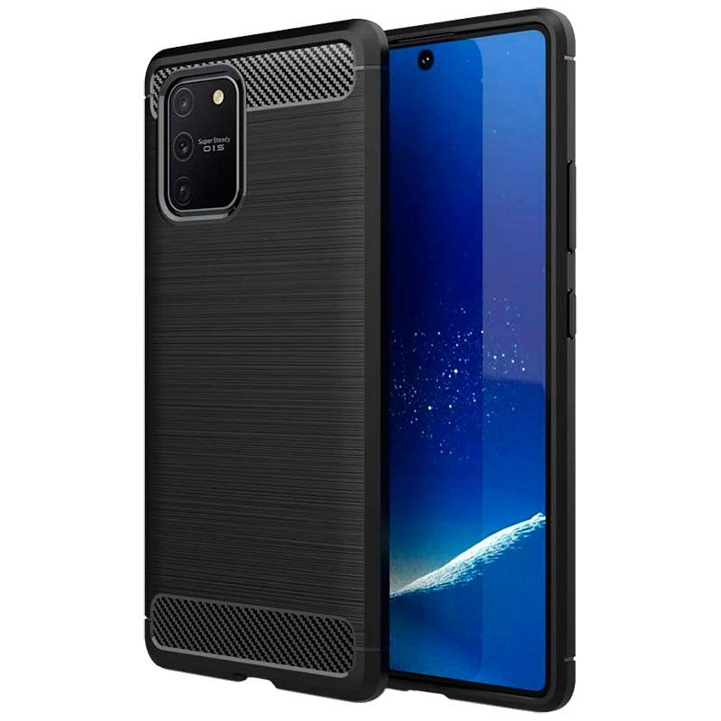 Ốp lưng chống sốc cho Samsung Galaxy S10 Lite hiệu Likgus vân kim loại , chống sốc chuẩn quân đội, chống va đập - hàng nhập khẩu