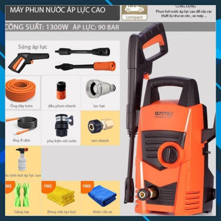 Bơm áp lực cao phun rửa oto xe hơi, xe máy 628 TL (Loại tốt)