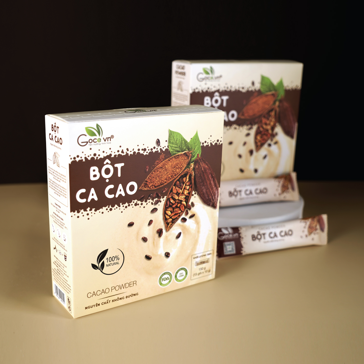Bột ca cao nguyên chất Goce - 150g ST